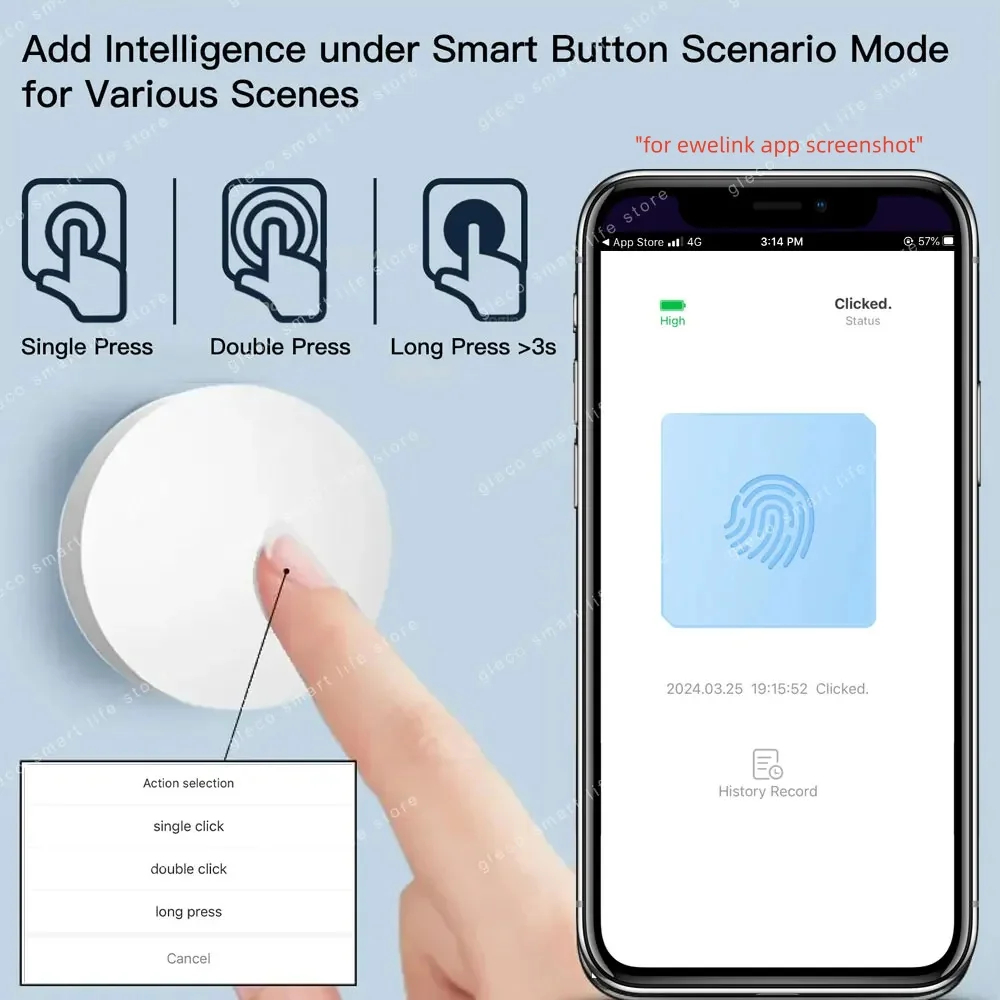 Zigbee Scene Button Push Switc - Smart Home Bridge recension och pris