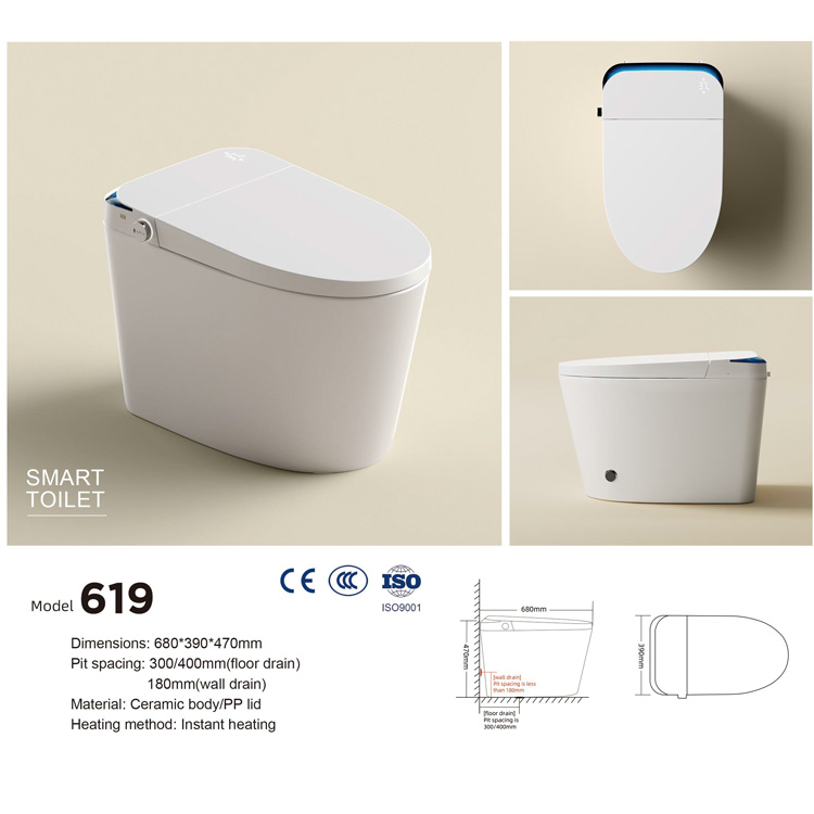 Luxury Square Smart Toilet Aut - Smart Home Hotel recension och pris