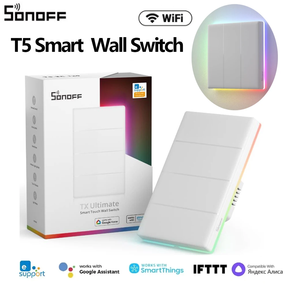 SONOFF Ultimate T5 Smart Wall  - Alexa Compatible Bulb recension och pris