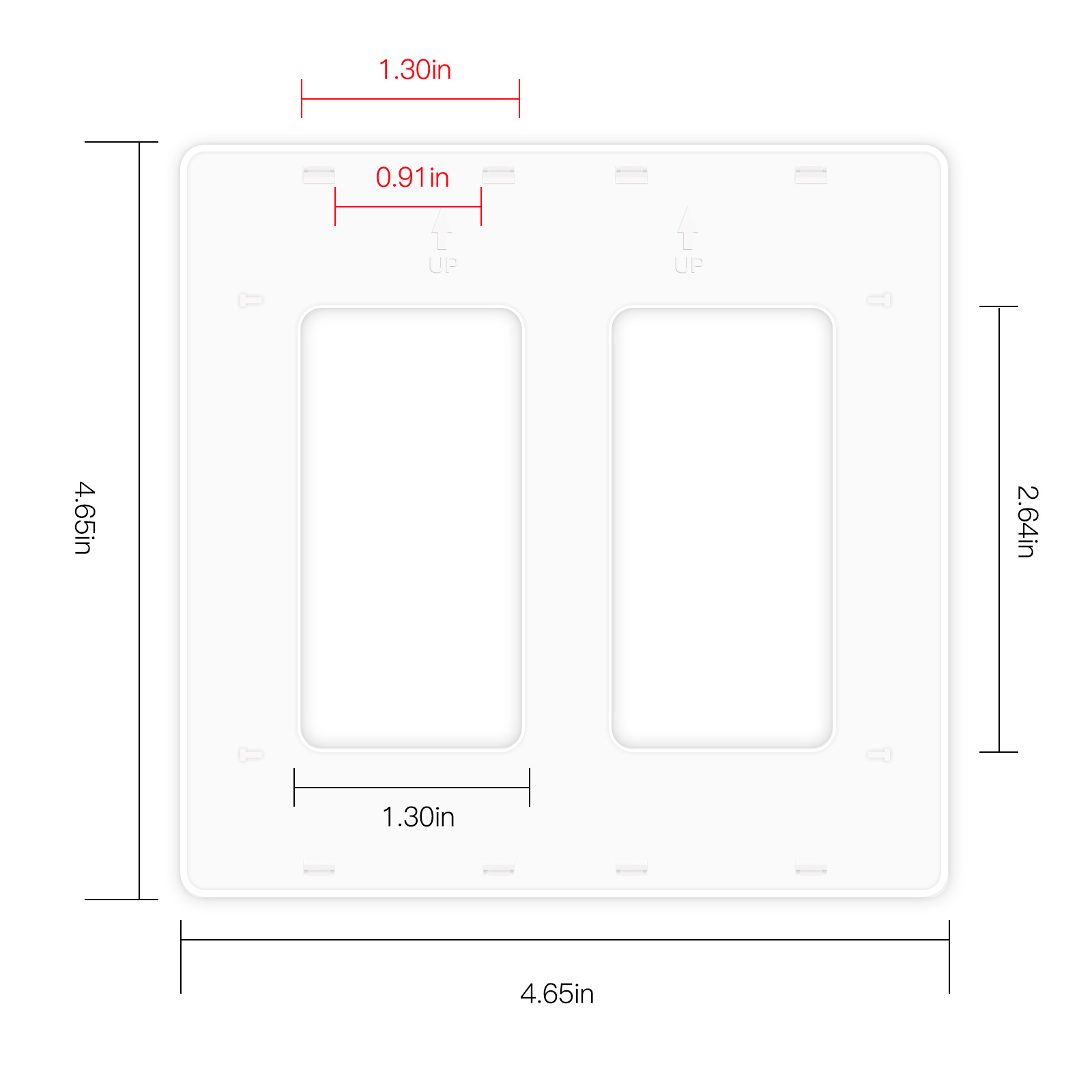 US、EU Type Switch Panel 2/3/4  - Smart Home Living recension och pris