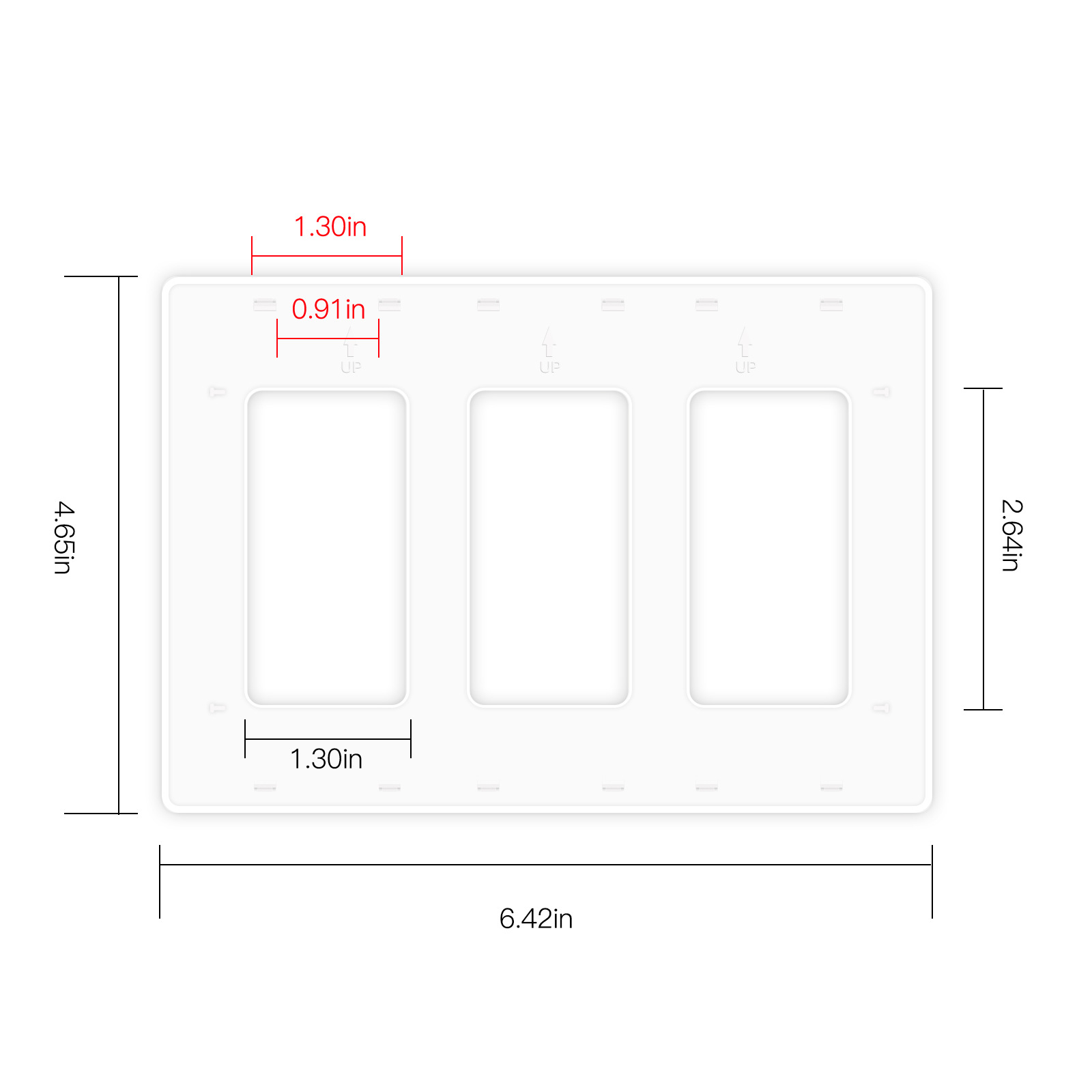 US、EU Type Switch Panel 2/3/4  - Smart Home Living recension och pris