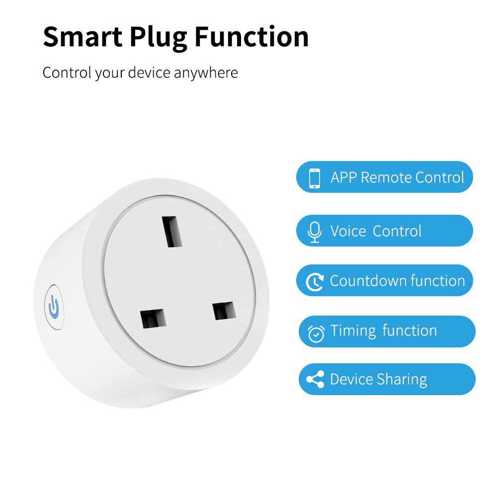 TUYA 20A WiFi Smart Socket wit - Smart Wall Socket recension och pris